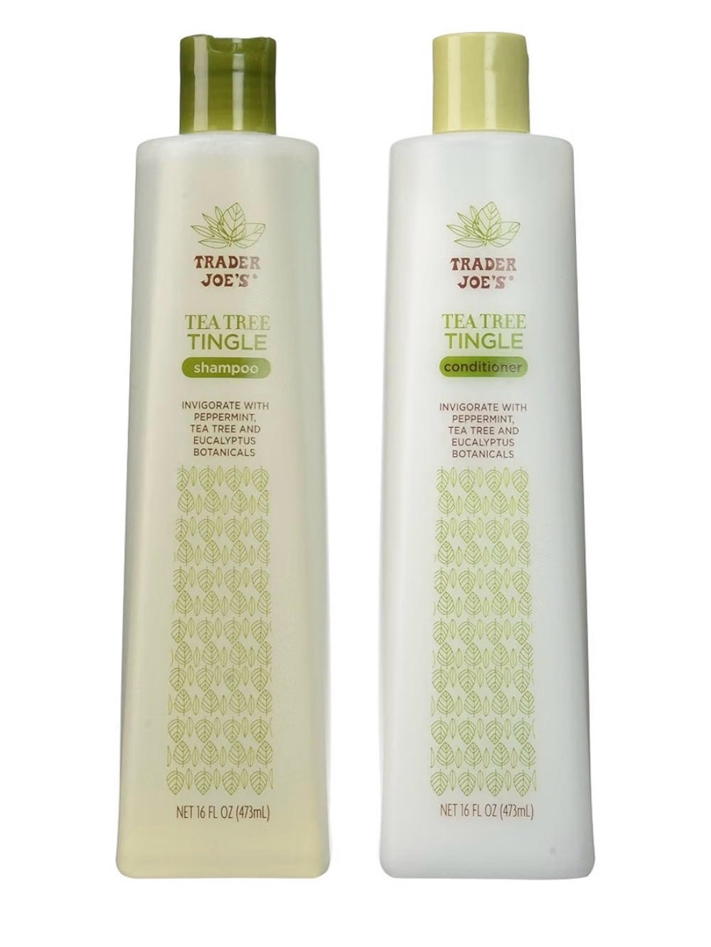 Trader Joe's Tea Tree Tingle Shampoo & Conditioner, 16 oz.